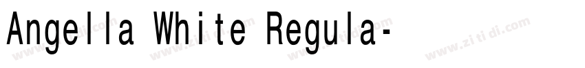 Angella White Regula字体转换